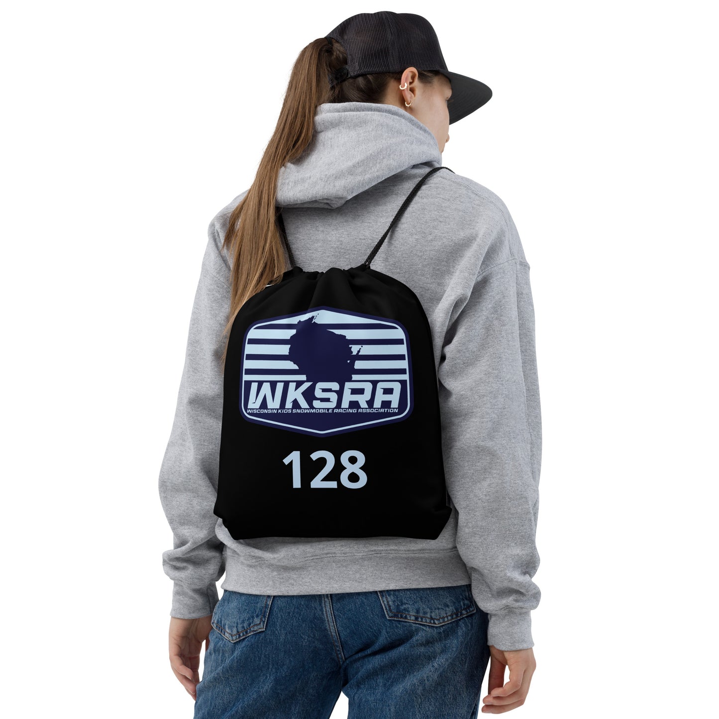 Drawstring Bag w/ Custom Number