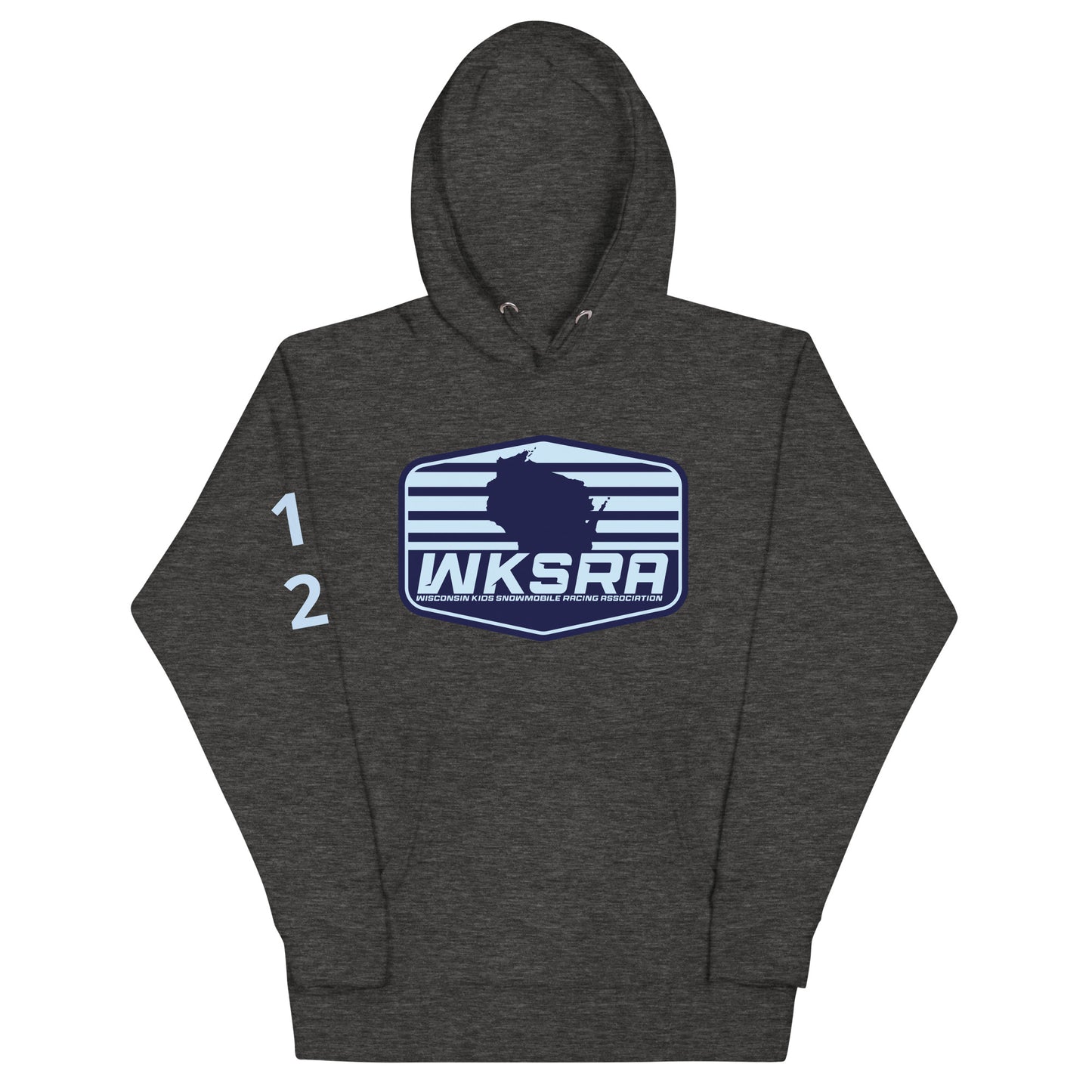 Adult Unisex Hoodie w/ Custom Number on Arm